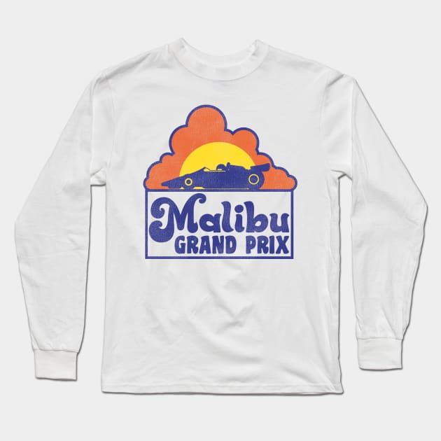 Malibu Grand Prix Long Sleeve T-Shirt by darklordpug